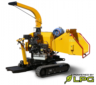 Výkonný štěpkovač na benzín a LPG s pásovým podvozkem LS 160 PG Track