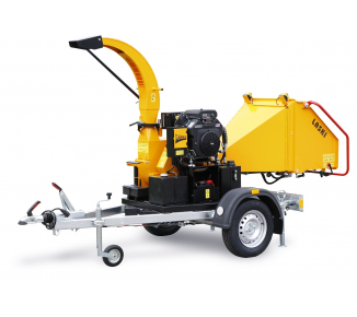 Štěpkovač na benzín s brzděným podvozkem LS 100/27 CB