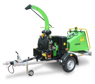 Štěpkovač na benzín s brzděným podvozkem LS 150/38 CB Štěpkovač na benzín s brzděným podvozkem LS 150/38 CB
