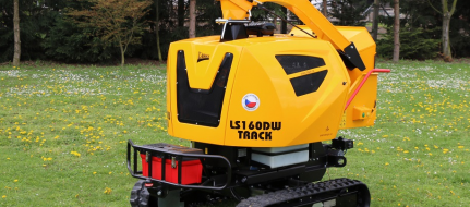 Výkonný štěpkovač na pásech s dálkovým ovládáním LS 160 DW Track RC