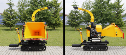 Výkonný štěpkovač na benzín s pásovým podvozkem LS 160 P Track