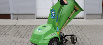 Elektrický zahradní štěpkovač s pojezdem LS 95 A