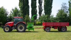 Štěpkovač za traktor na točně se závěsem pro přívěs 8t LS 200 T (750 ÷ 1000 ot/min)