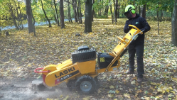 Ruční fréza na pařezy s elektropojezdem F 460 EI